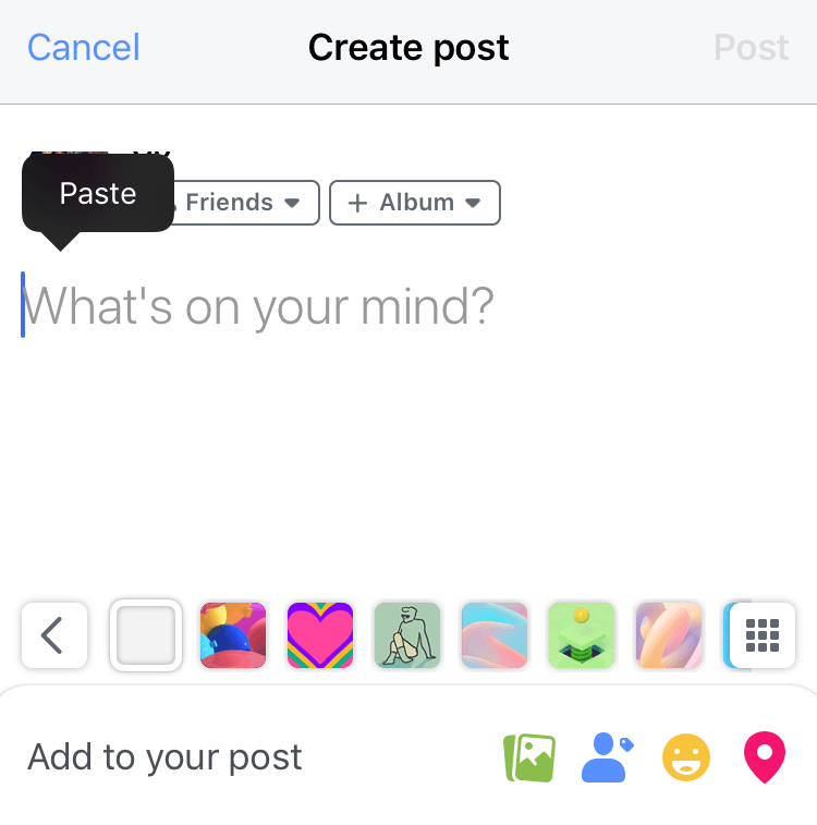 How to Copy and Paste on Facebook 
