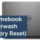 Reset Chromebook