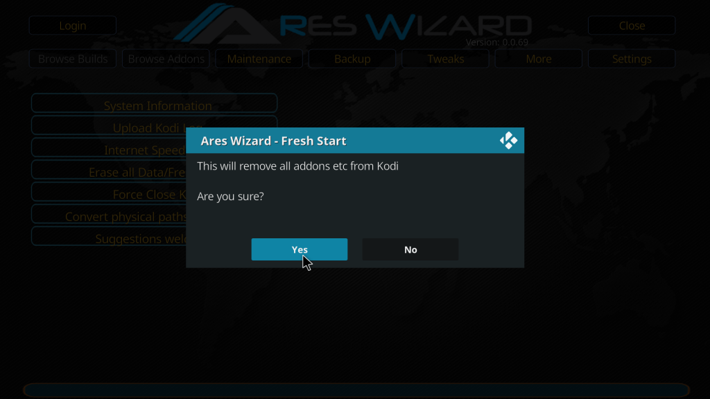 resetting kodi on mac resetting kodi on mac