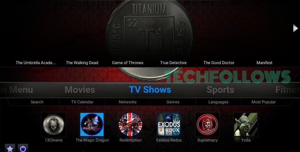 Titanium Kodi Build