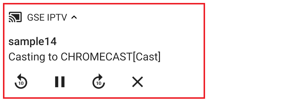 How to Chromecast GSE Smart IPTV to TV?