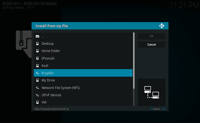 How to Install Kryptikz ZT Kodi Build - 80