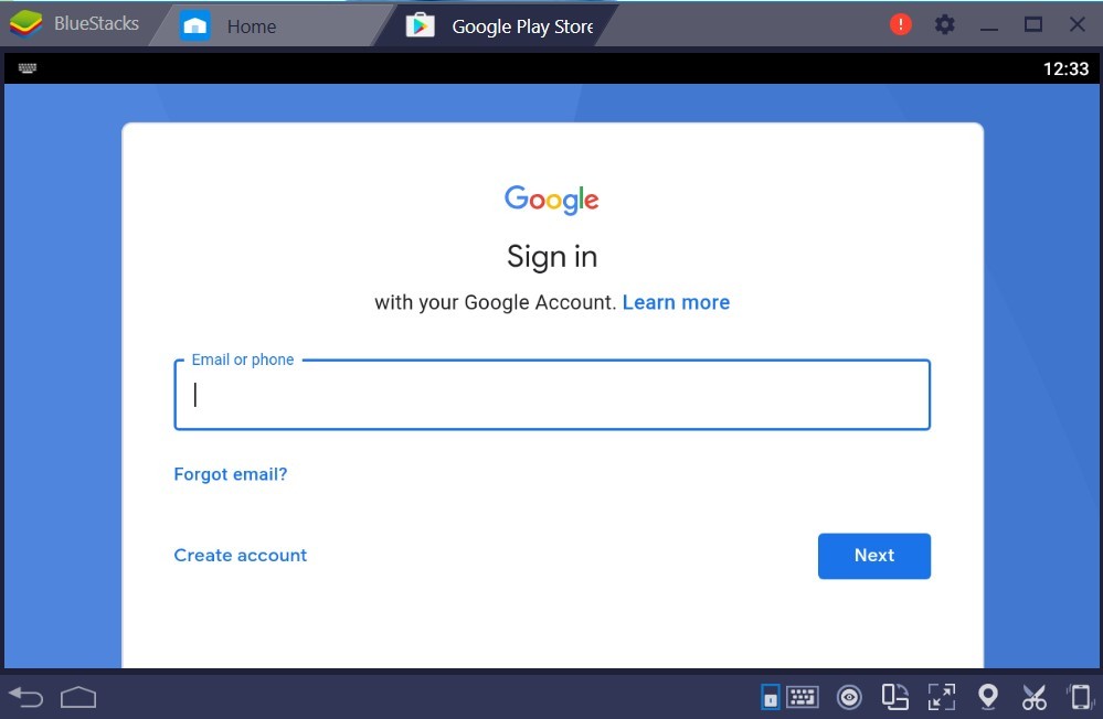 Login with Gmail Account