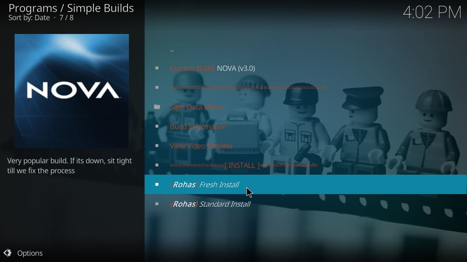 Nova Kodi Build