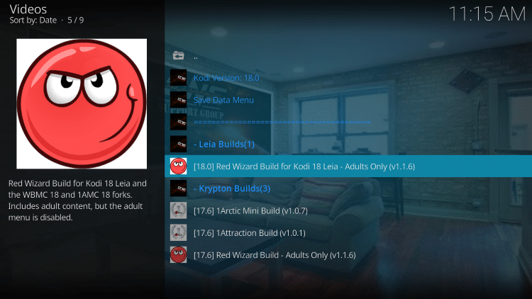 Red Wizard Kodi Build