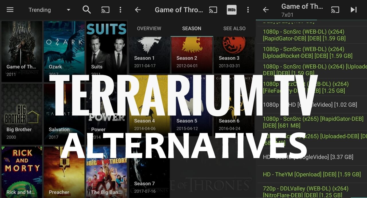 Terrarium TV Alternatives