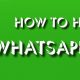 how to hide whatsapp app