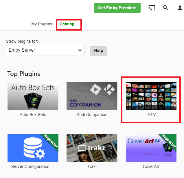 Emby IPTV Plugin