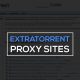 Extratorrent Proxy Sites