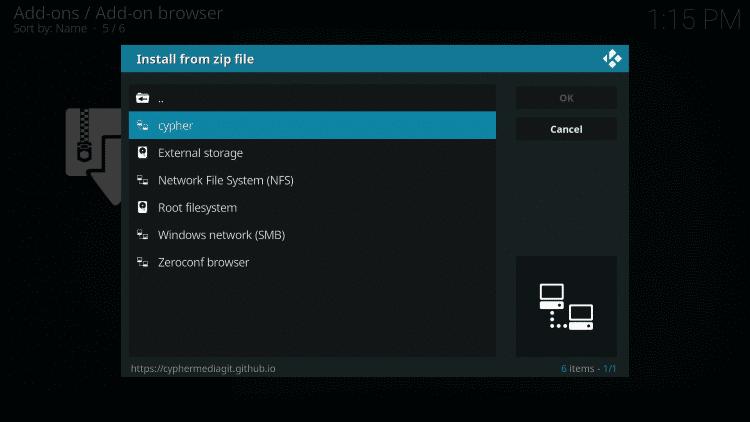 Cypher Media Kodi Addon