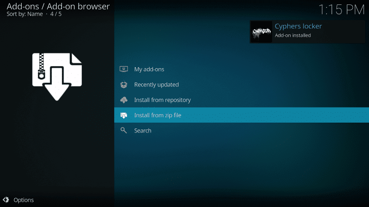 Cypher Media Kodi Addon