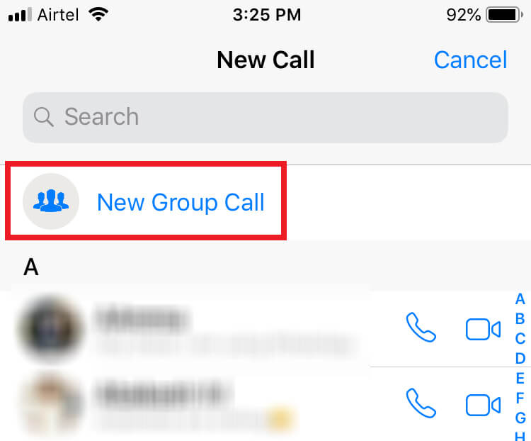  WhatsApp group video call
