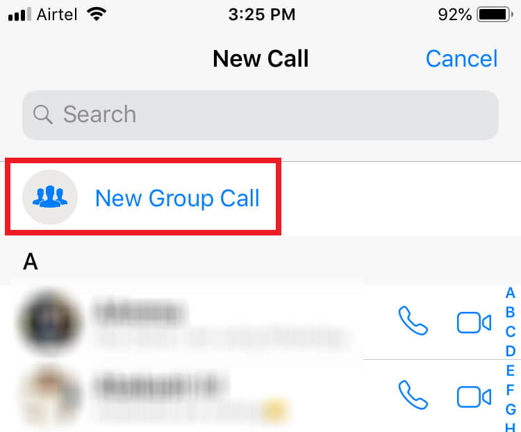 WhatsApp group video call