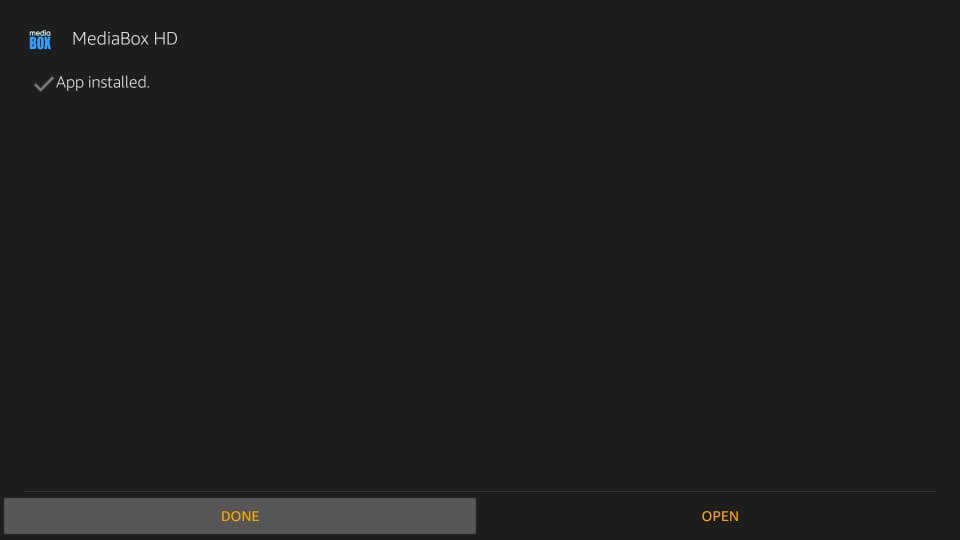 MediaBox HD on Firestick