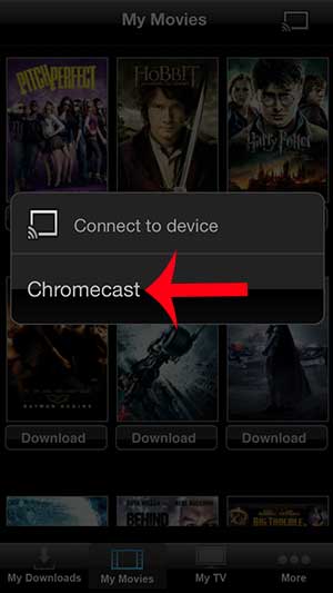 How to Cast Vudu on Chromecast Connected TV  - 65