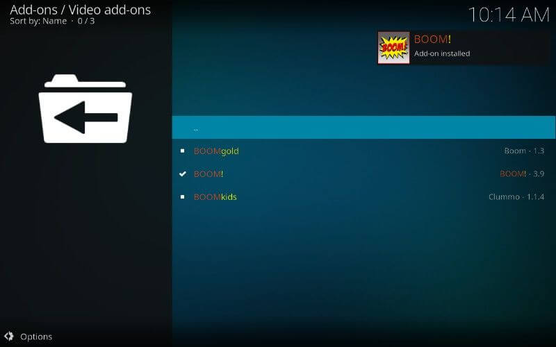 Boom Kodi Addon