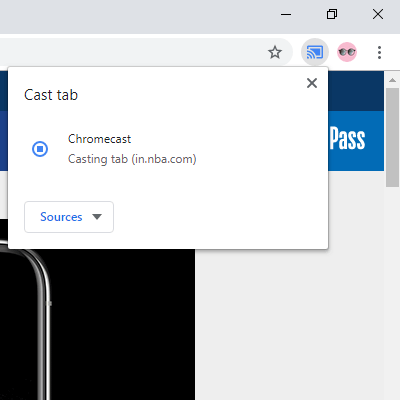 How to Cast NBA on Chromecast connected TV - 26