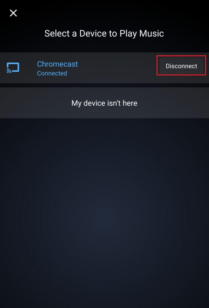 How to Chromecast Amazon Music using Smartphone   PC - 2
