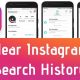 Clear Search History on Instagram