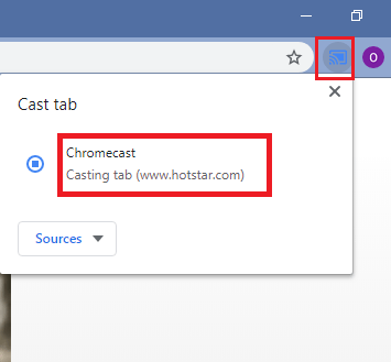 Hotstar Chromecast