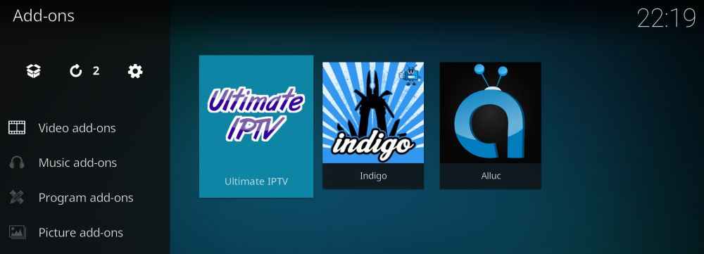 Ultimate IPTV Kodi Addon