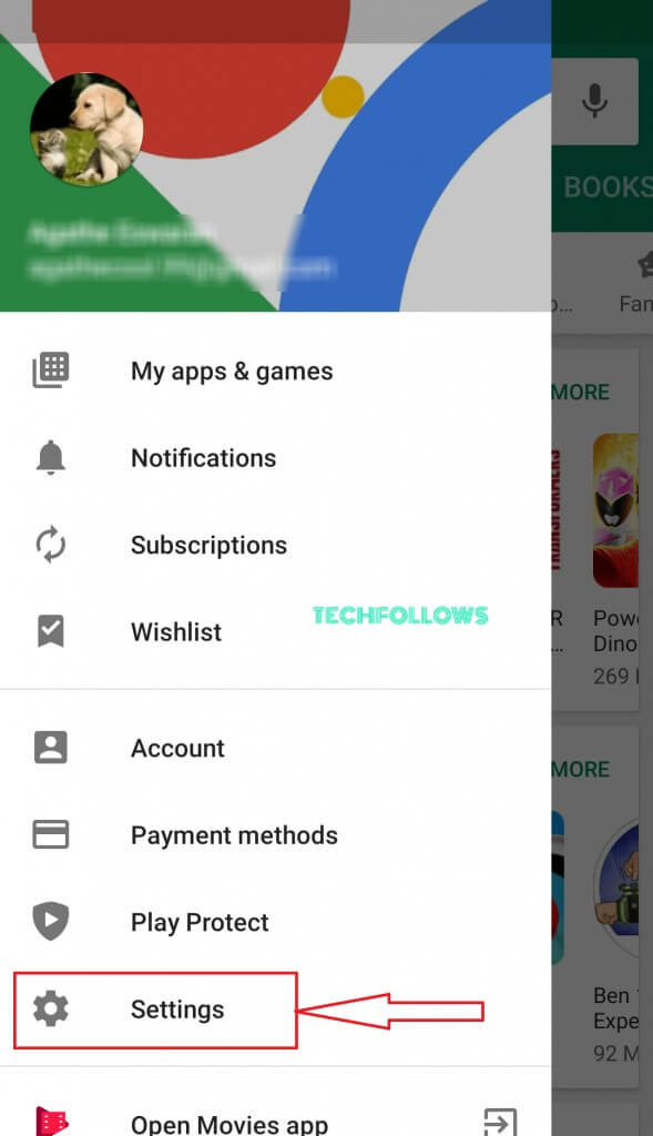 Update Google Play Store from Play Store Settings