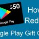 Redeem Google Play Gift Card