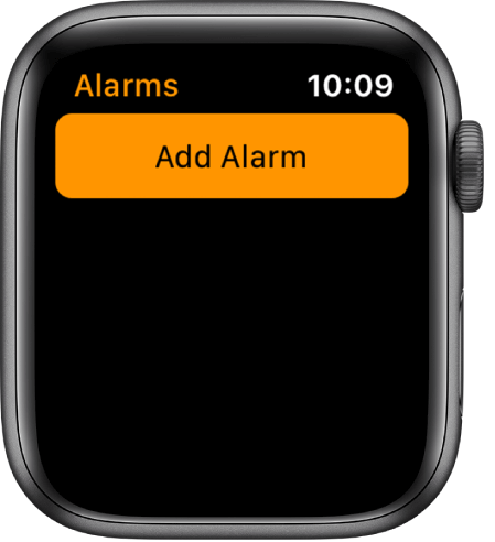 Add Alarm on Apple Watch