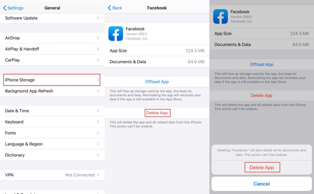 Tap Delete App