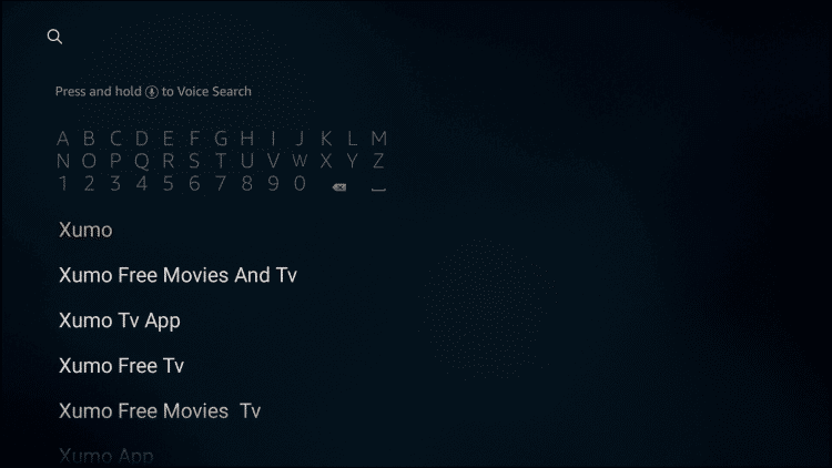 Install Xumo on Firestick