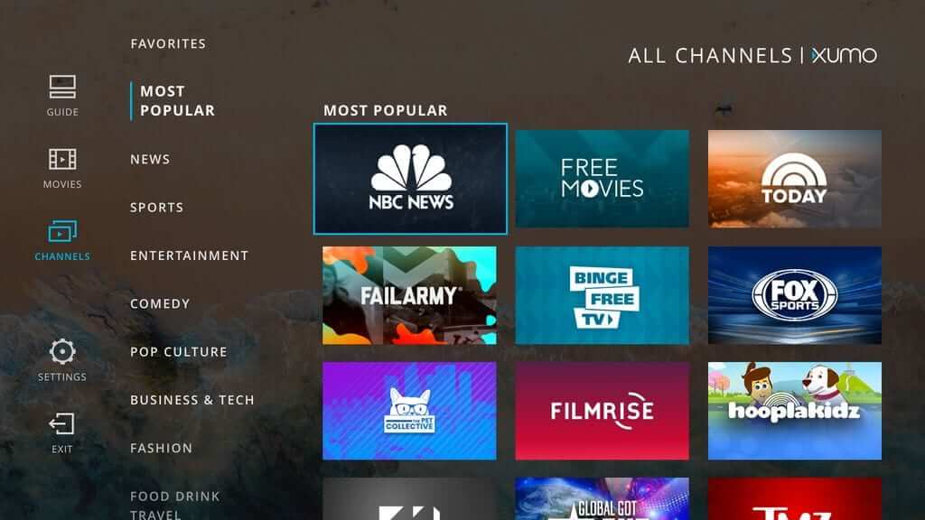 Xumo on Firestick