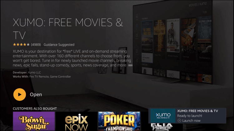 Install Xumo on Firestick