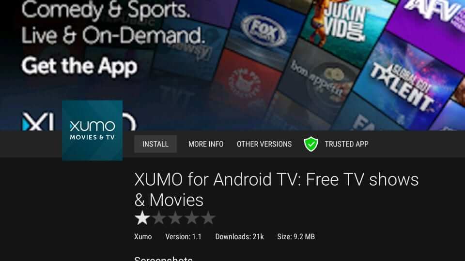 Sideload Xumo App