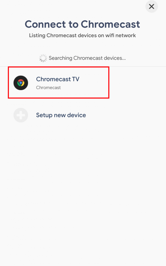 Chromecast Instagram using iPhone