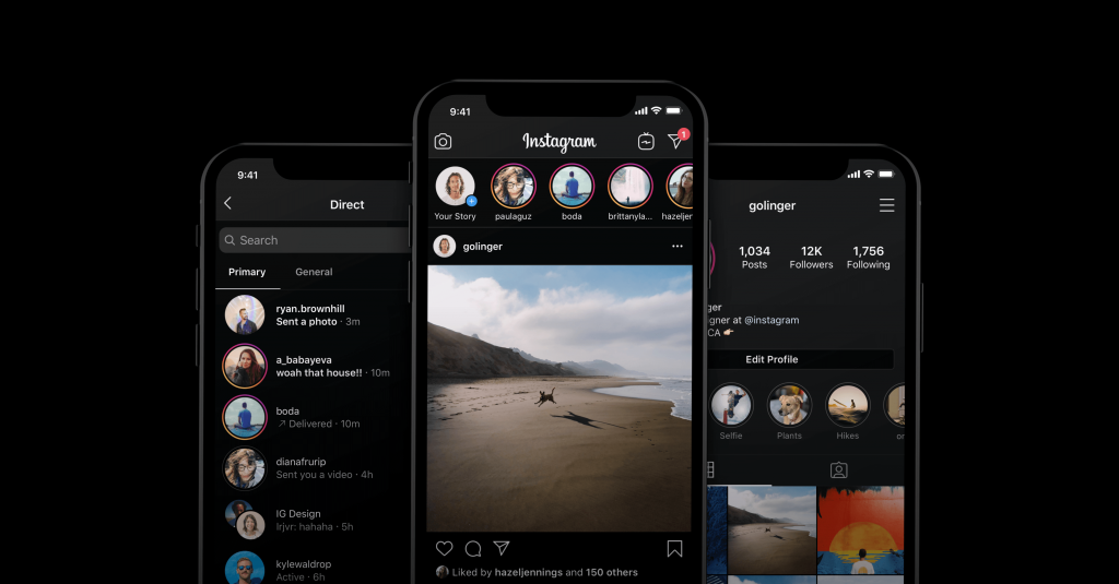 Instagram Dark Mode