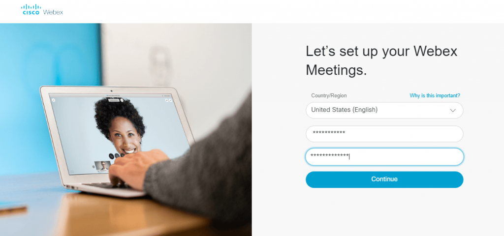 Setup Webex Meetings