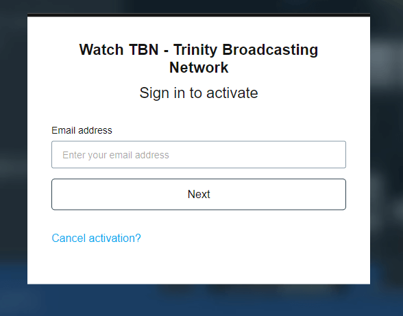 Activate TBN on Firestick