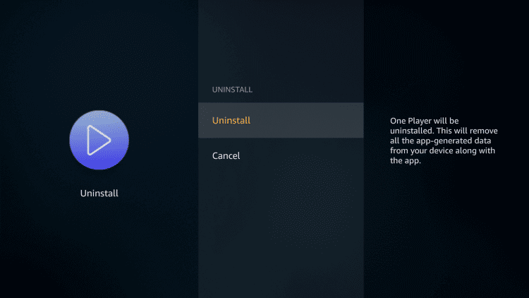 Delete apps on Firestick