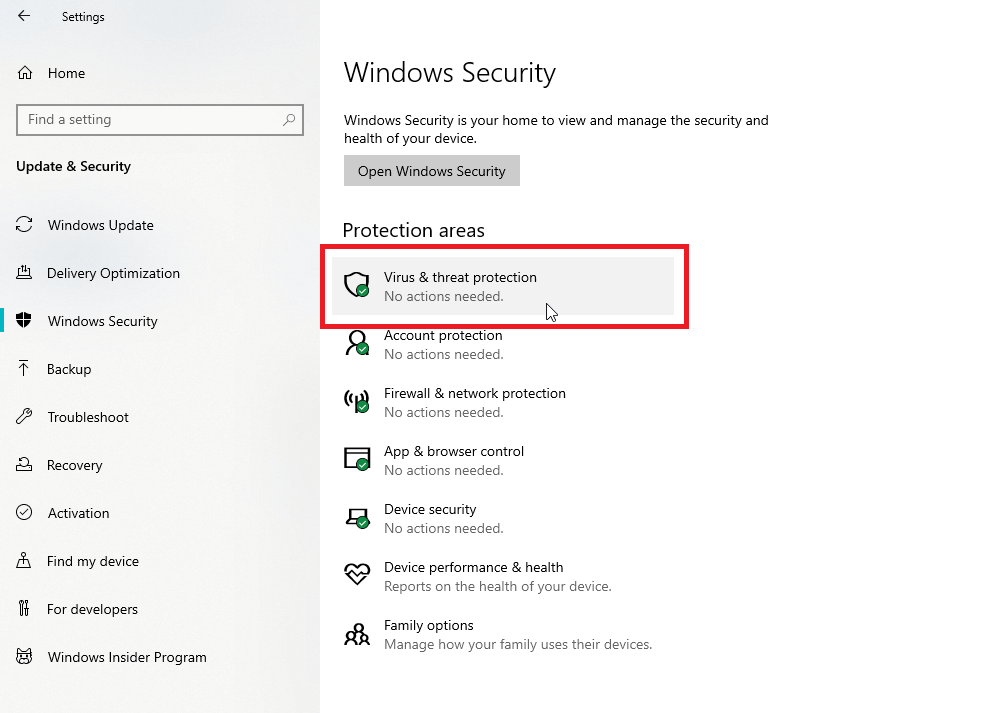 Disable Windows Defender