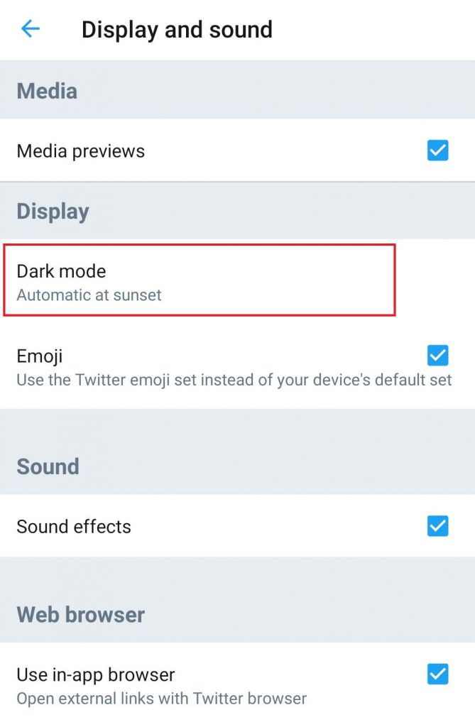Twitter Dark Mode App