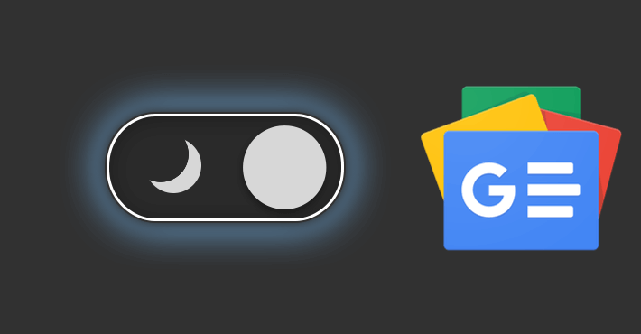 Google News Dark Mode