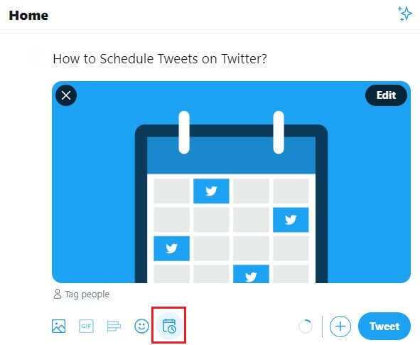 how to schedule tweets on twitter