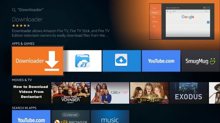 Downloader App Firestick