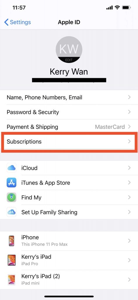 Cancel Dropbox Subscription on iPhone
