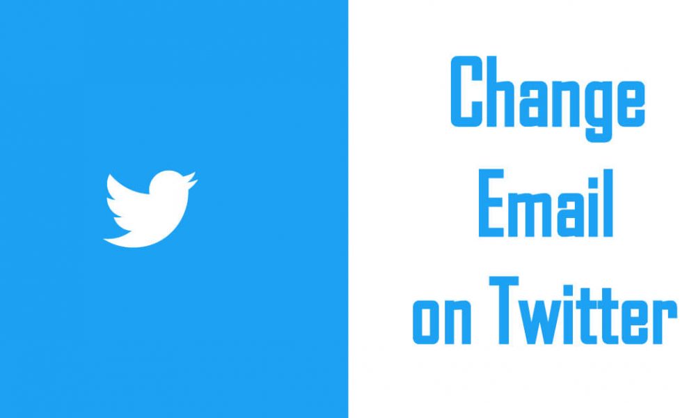 Change Email on Twitter