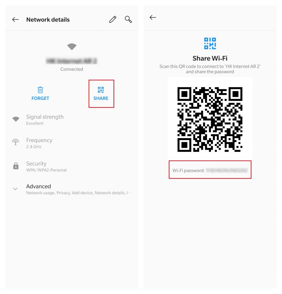 Find WiFi Password on Android