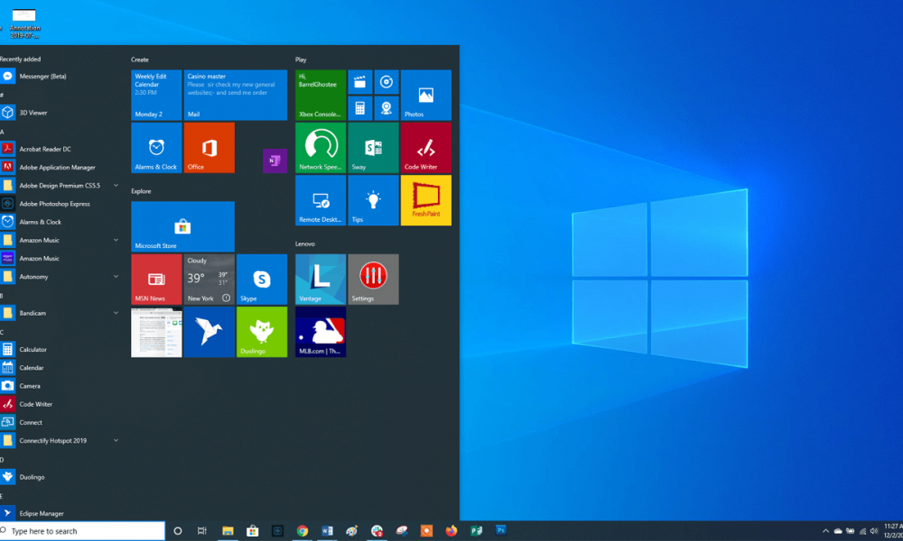 Build a Small Business from Windows 10
