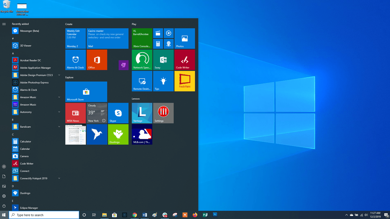 Build a Small Business from Windows 10