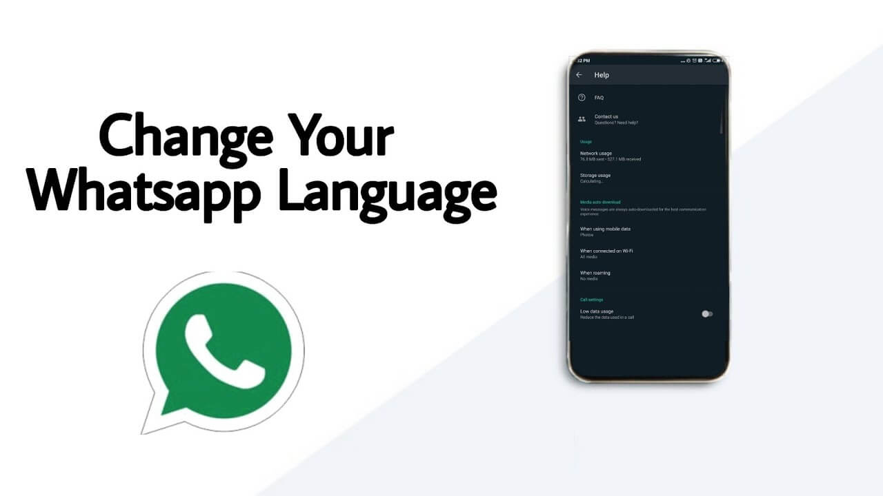 Change Language on WhatsApp