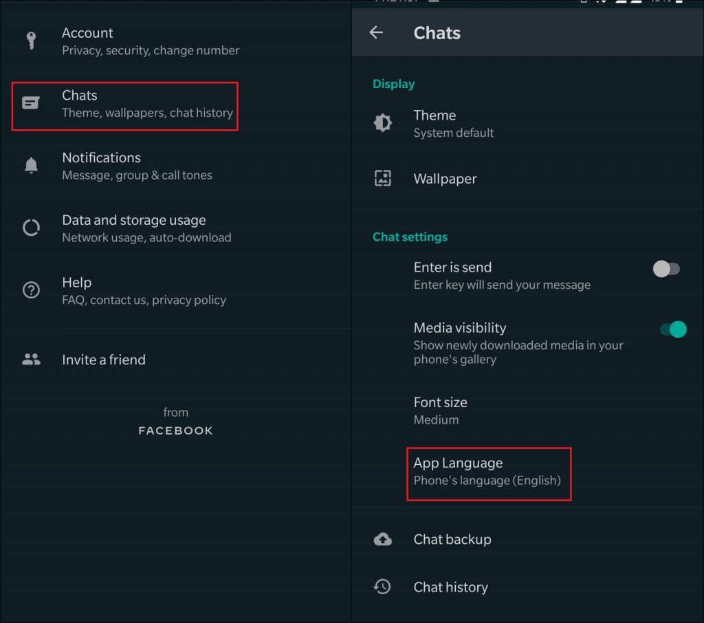 How to Change Language on WhatsApp  Android   iOS  - 45